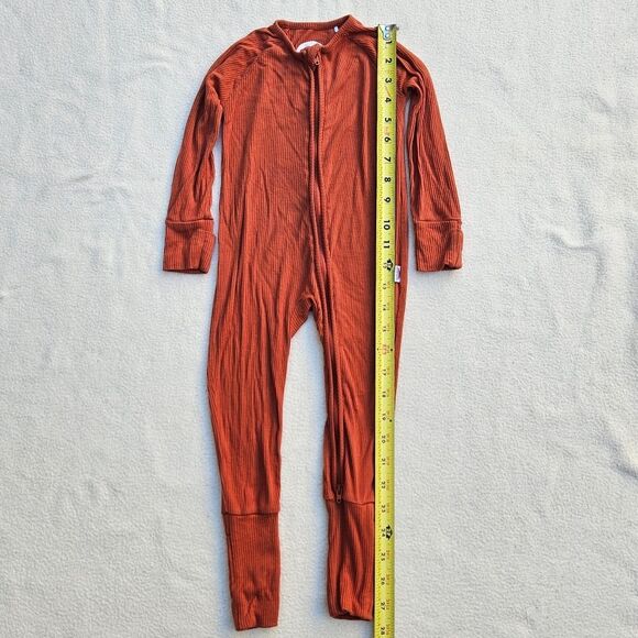 Brixton Phoenix Rust Bamboo Zip Romper 12-18M - Picture 2 of 9